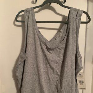 NWT THREE HEARTS GRAY TANK TOP SZ 2X